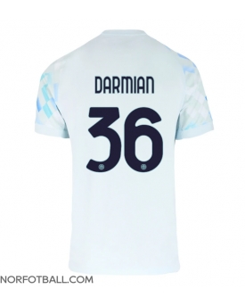 Billige Fotballdrakt Inter Milan Matteo Darmian #36 Replika Bortedrakt 2025-26 Kortermet